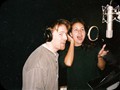 Recording a duet for The Princess and the Pea session with Dan Finnerty and Kirsten Benton